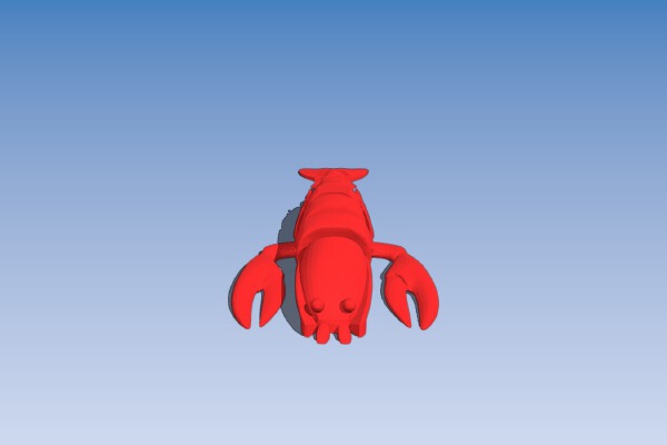 Articulated Lobster | 3d print model