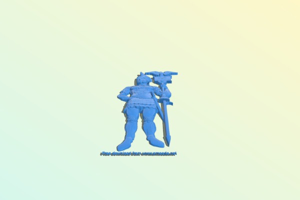 Pictures of a warrior | 3d print model