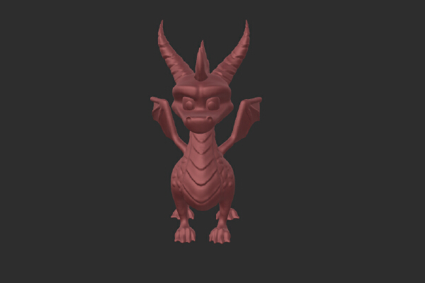 spyro the dragon sculpt | 3d print model