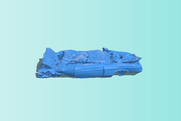 1_64 Crushed Classic Mustang | 3d print model