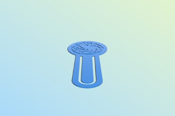 House Targaryen Bookmark | 3d print model
