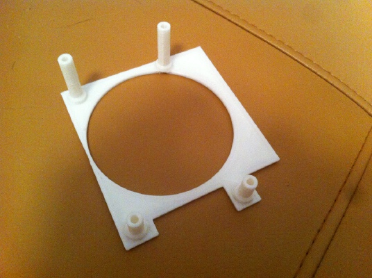 80mm fan mount for RAMPS 1.4 | 3d print model