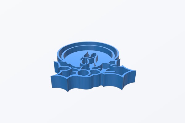 Cookie Cutter Christmas Candle | 3d print model