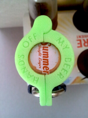 Beer Bottle Lock | 3d print model