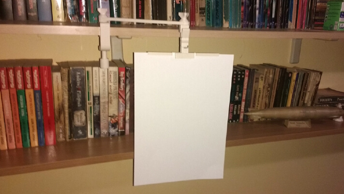 Shelf Mount Copy Holder | 3d print model