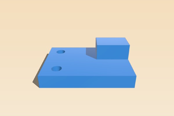 Y xis calibration block for Creatr printers. | 3d print model