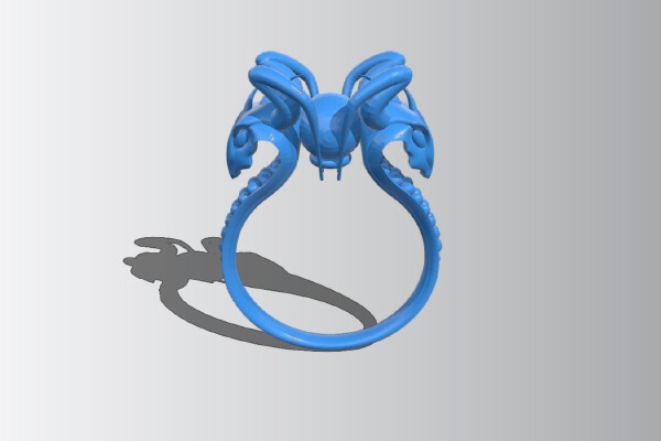 Snakes ring | 3d print model