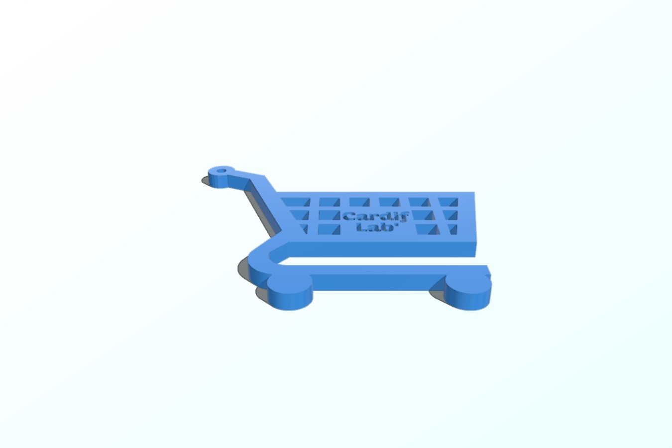 Cart Keychain made by Cardif Lab