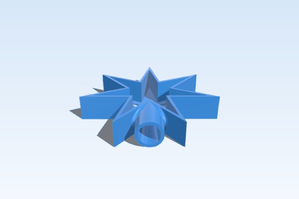 Christmas Tree Topper_Star | 3d print model