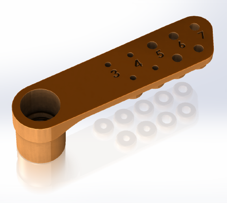 Bullnose Prop Cutter for Dremel (3-7in) | 3d print model