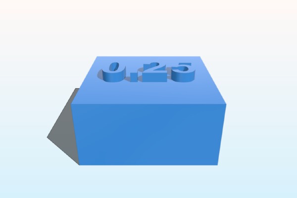 Print Resolution Display Cubes | 3d print model