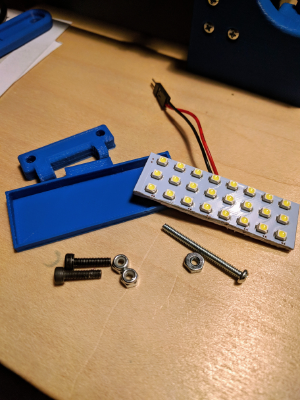 LED mount holder for Maker Select V2 | 3d print model