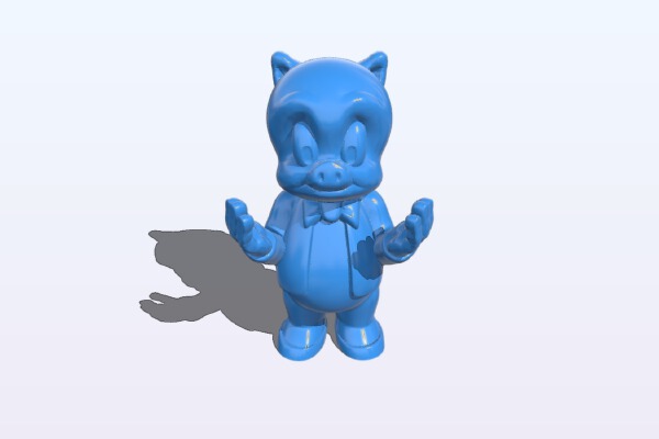 Porky Pig | 3d print model