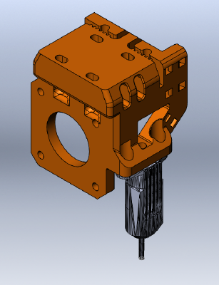 BigBox IDEX Titan Aero With MGN12 Linear Rail - Left X Carriage BLTouch | 3d print model