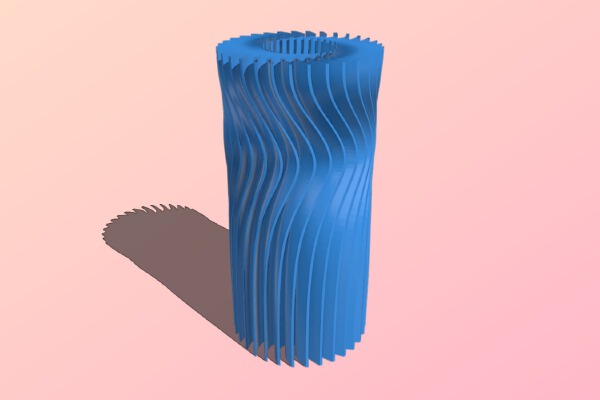 Turbine Vase No.2 | 3d print model