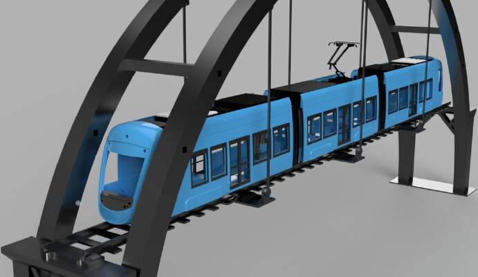 A35 Tram for OS-Railway - fully 3D-printable railway system! | 3d print model