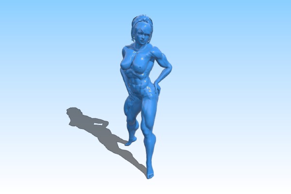Female bodybuilder | 3d print model