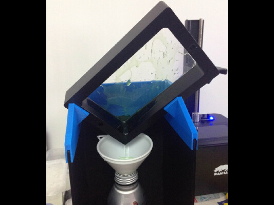 Wanhao Duplicator 7  plate & vat dripping bracket | 3d print model