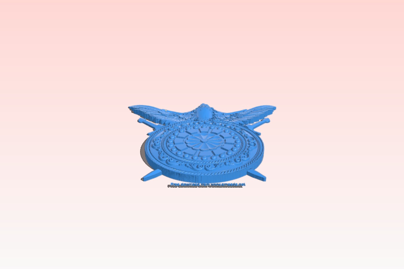 Eagle wall clock