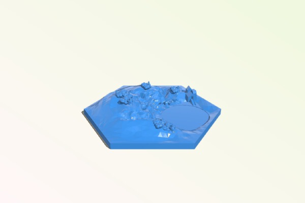 Catan gold tile for new magnetic bases | 3d print model