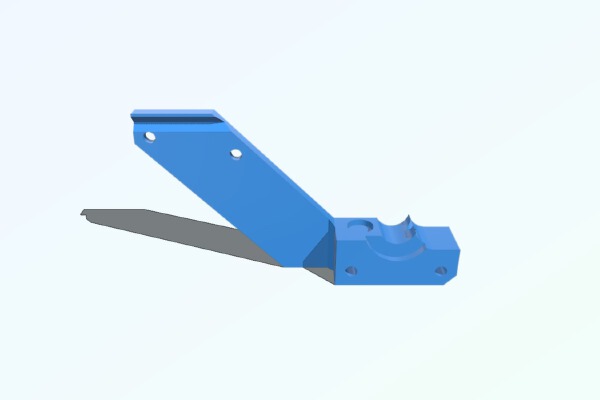 Anet A8 Bowden Extruder Mount | 3d print model