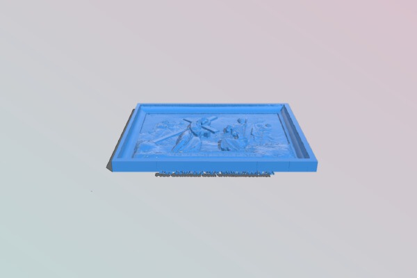 Painting of Jesus Christ | 3d print model
