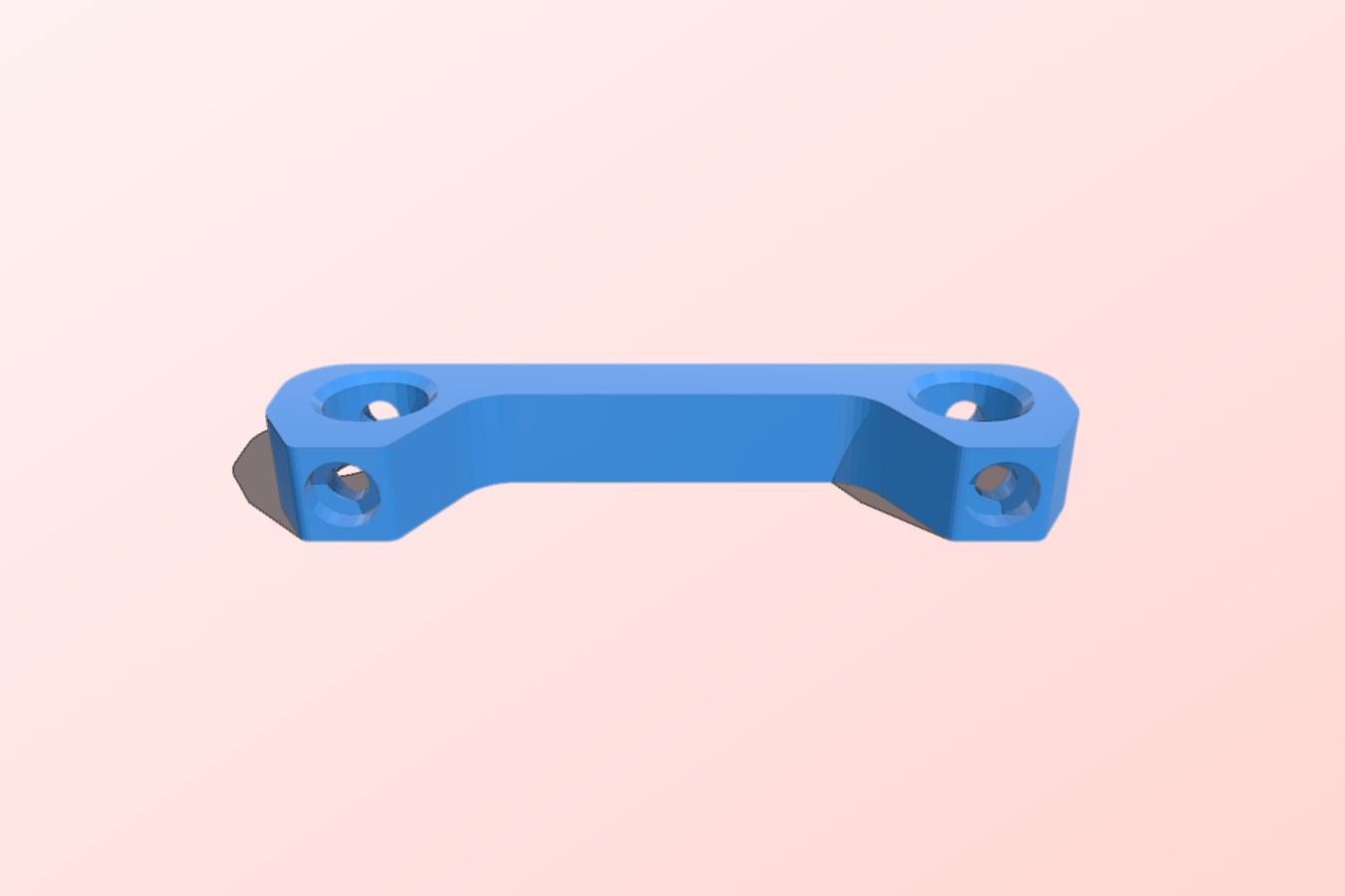 Adapter DYS BLG3SN Gimbal to 60_10mm rails (Tarot 680 Pro)