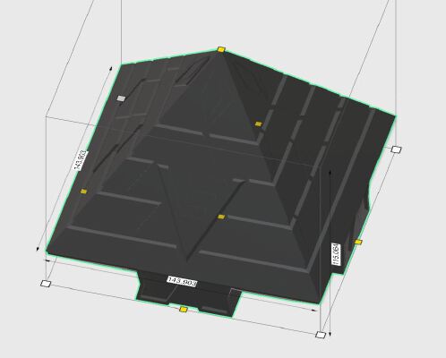 Pyramid Starship | 3d print model