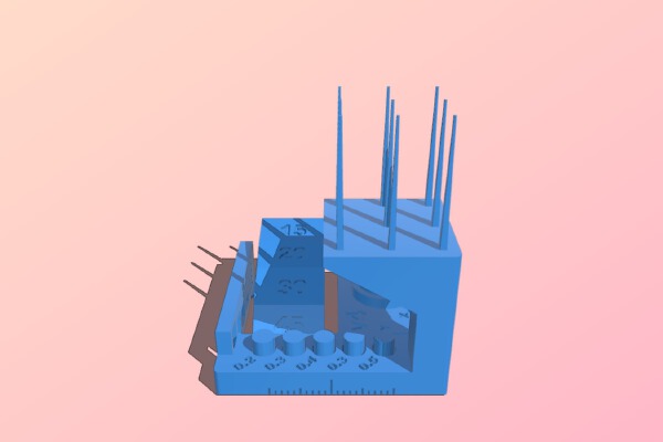 Remix model test "kickstarter-autodesk-3d-master" that eliminates unnecessary   difficulties by conucting the test . | 3d print model