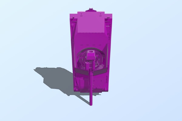 Tank G99 RhB waffentrager | 3d print model