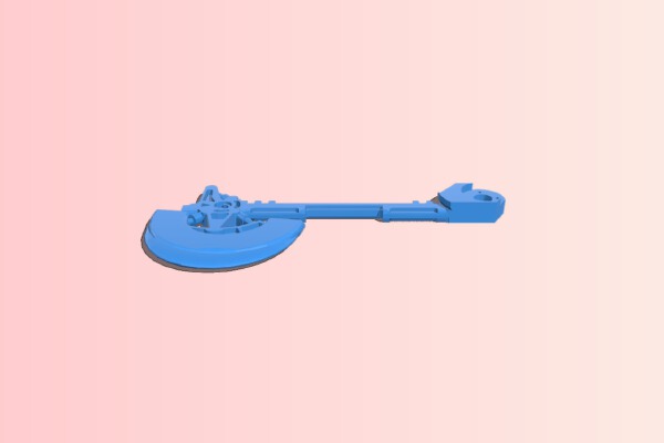 Servo Actuated Battle Axe | 3d print model