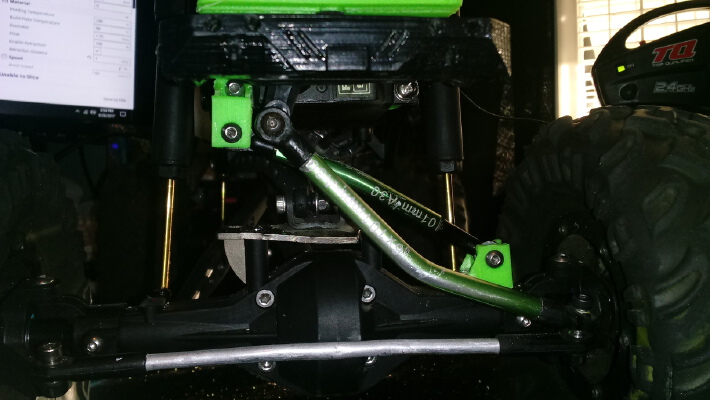 scx10 panhard (trackbar) brackets | 3d print model