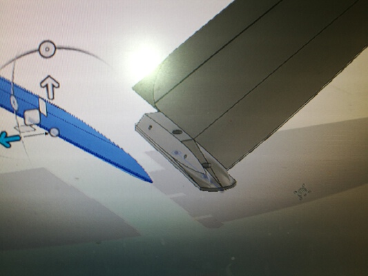 V-tail for some old graupner glider | 3d print model