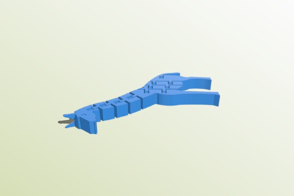 Twists & bends Giraffe by orangeteacher | 3d print model