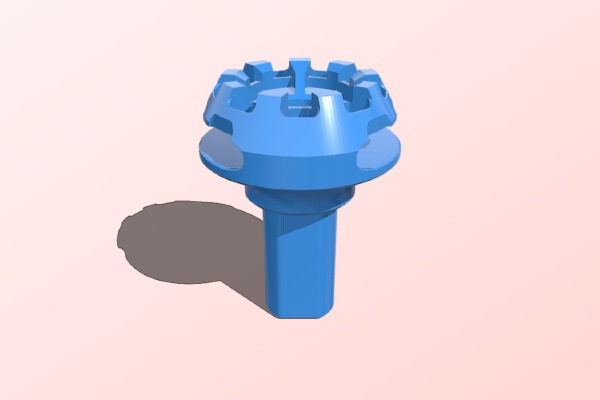 Cookie Cutter type muzzle device for airsoft P90 | 3d print model