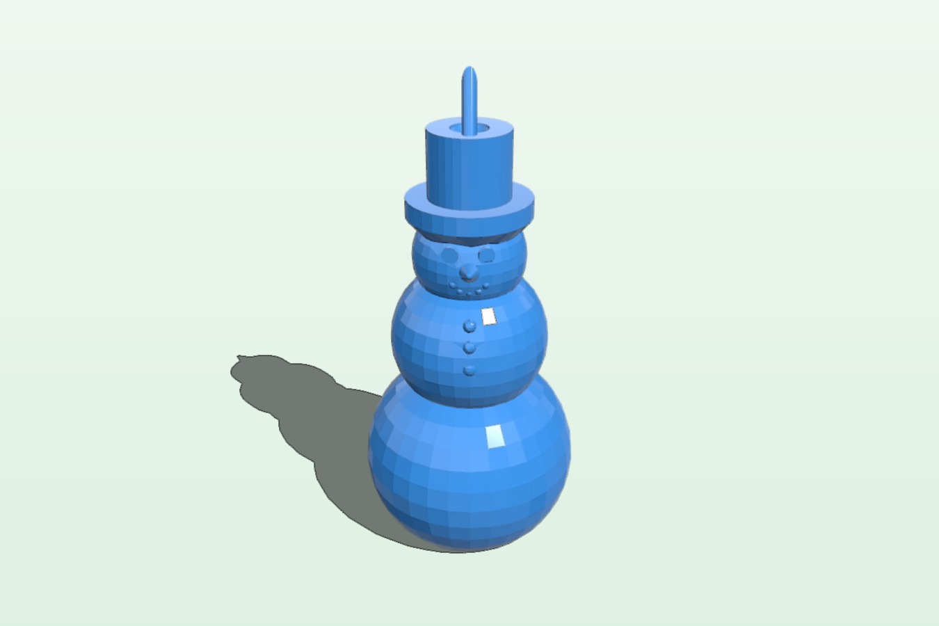 Printable Snowman Ornament
