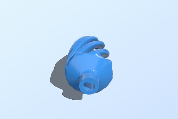 CR-10 Spiral Extruder Knob | 3d print model