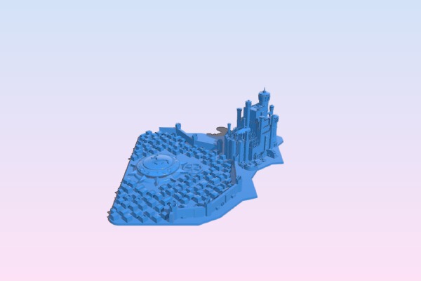 King’s Landing – Game of Thrones | 3d print model