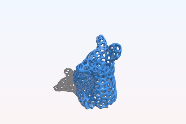 Voronoi Fawn | 3d print model