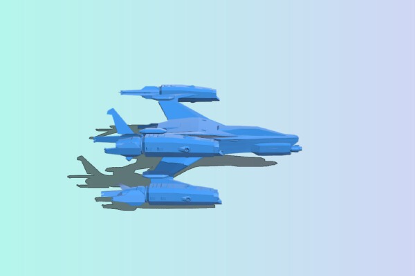 b5 thunderbolt | 3d print model