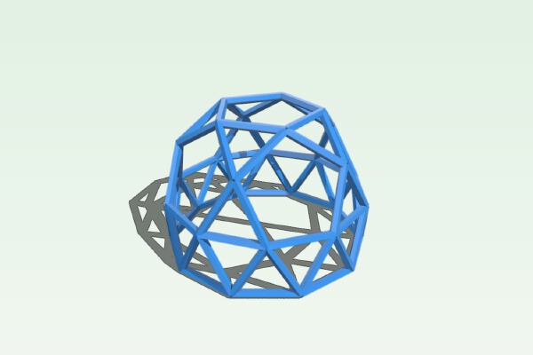 Gyroelongated Pentagonal Rotunda | 3d print model