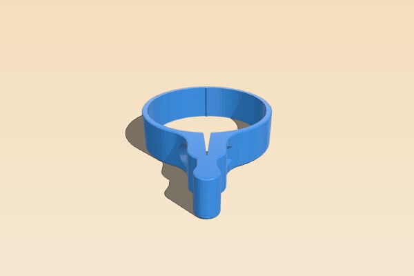 Scope Throw Lever _ Cat Tail : Vortex Diamondback HP 3-12x42 | 3d print model