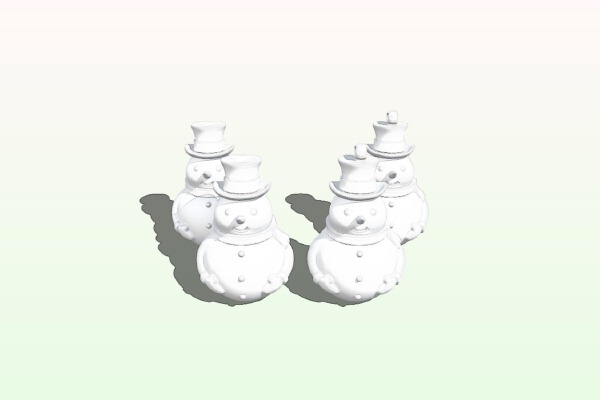 Bonhomme de Neige | 3d print model