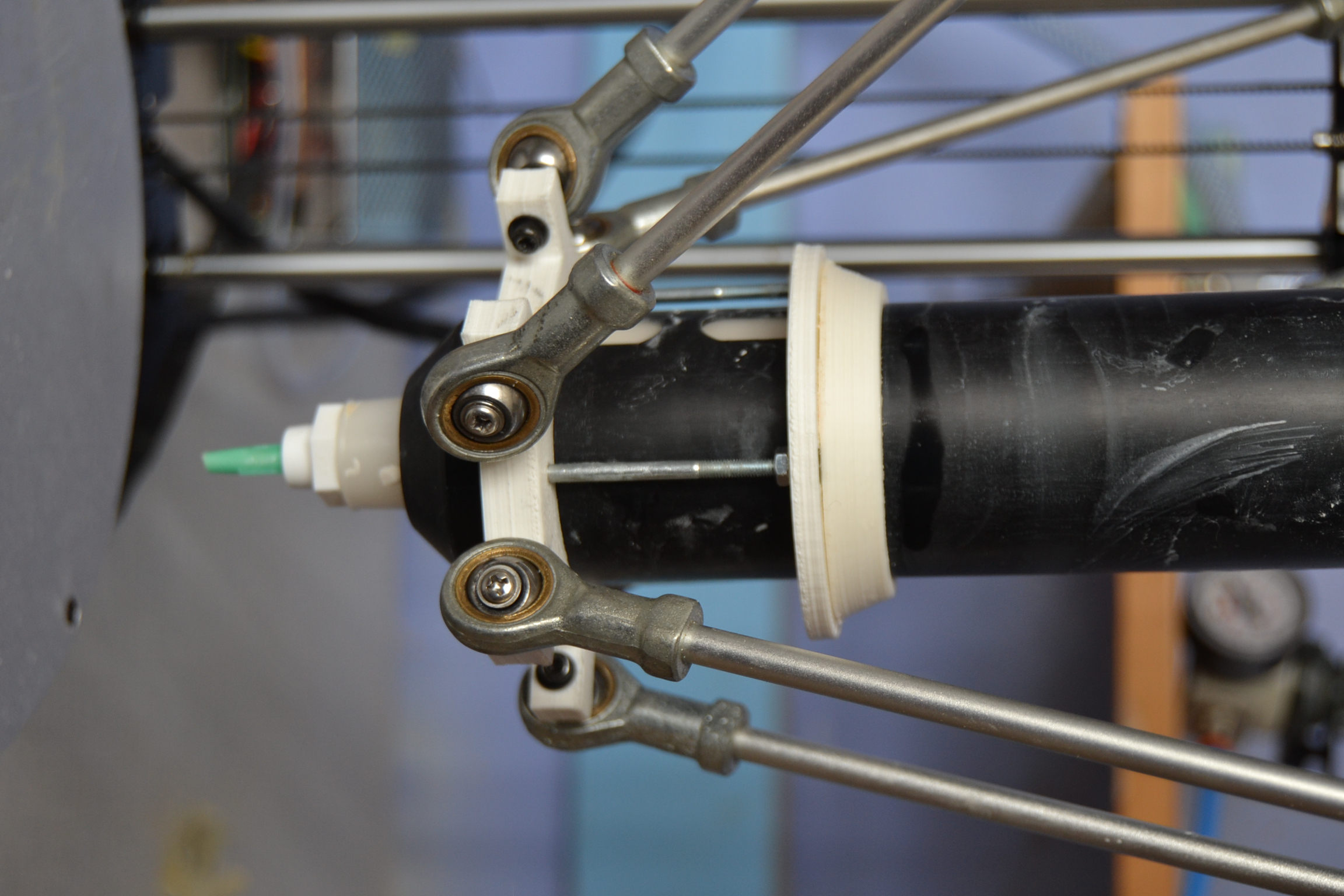 Holder for clay extruder