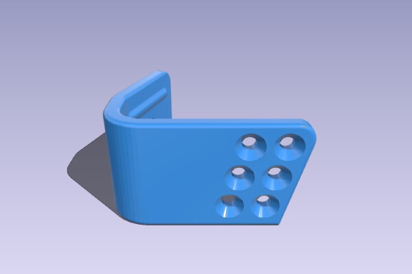 Rotating Car Charger-Holder for iPhone 5 5S with Magnets | 3d print model