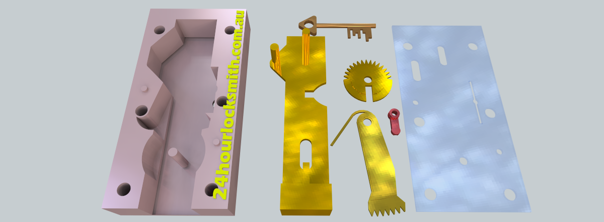 Ratner Key Change Safe Lock
