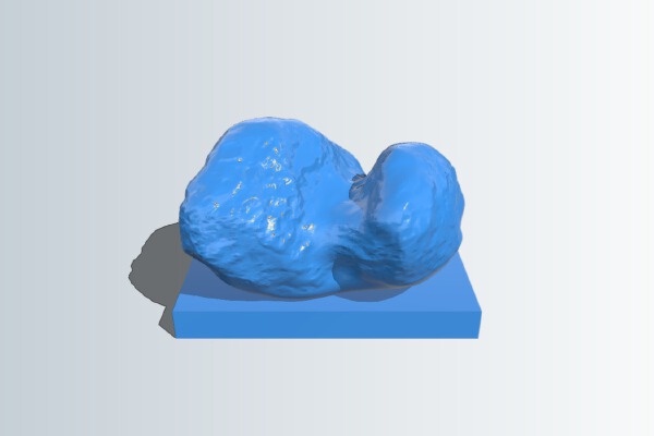 67P_Churyumov–Gerasimenko on a plinth | 3d print model