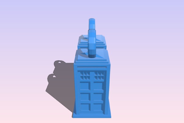 Tardis Earings | 3d print model