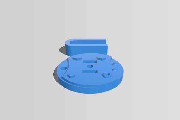 Pipe greeble - Emitter and Endcap for 1 inch PVC coupler | 3d print model