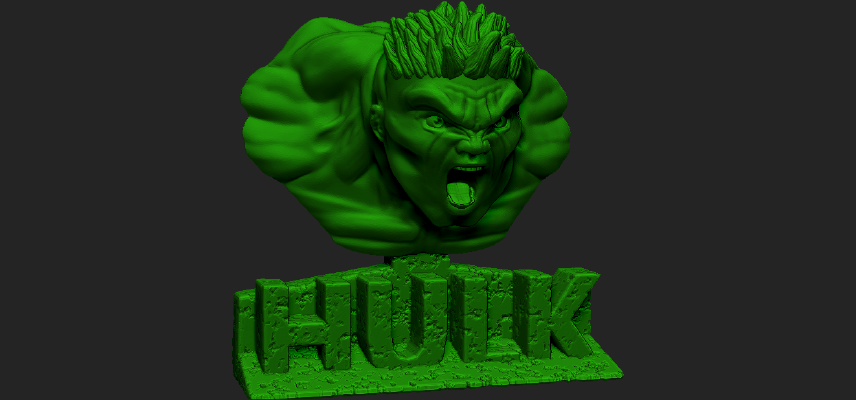 Hulk Bust | 3d print model